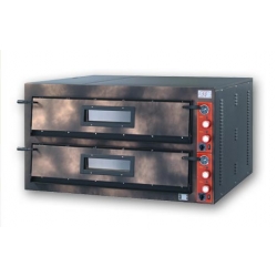 FORNO ELETTRICO PER PIZZA MM 1370x1210x750H 2 CAMERE RUSTICO INTERAMENTE IN REFRATTARIO