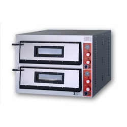 FORNO ELETTRICO PER PIZZA MM 1010x1210x750H 2 CAMERE INTERAMENTE IN REFRATTARIO